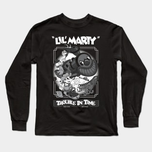 Lil Marty - Vinatage Cartoon Rubber Hose Back to the Future Long Sleeve T-Shirt